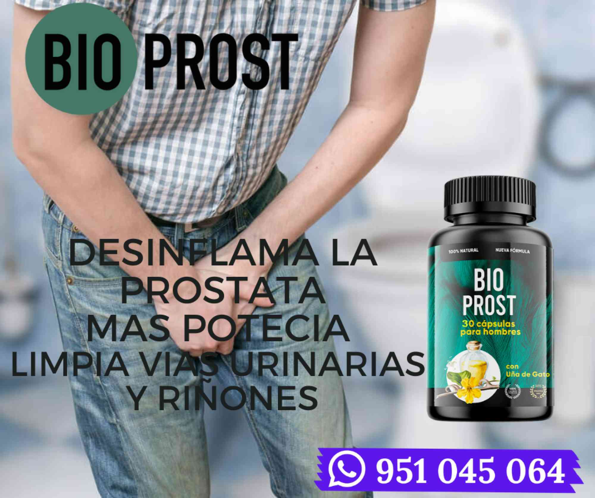 BIOPROST ADIOS PROSTATITIS E IMPOTENCIA